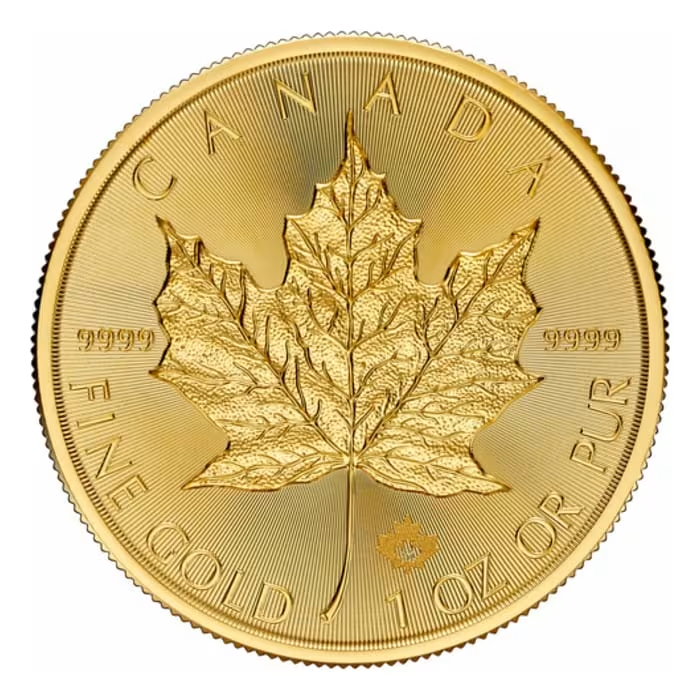 1 oz Canadian Gold Maple Leaf .9999 (Random Year)