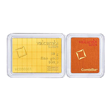 50g Valcambi CombiBar (50 x 1g)